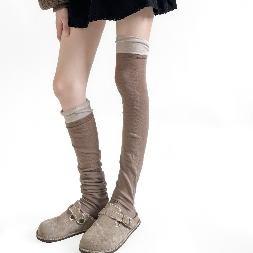 Boot Sock Slouchy - Gefaltete, locker sitzende Beinwärmer mit Steigbügel